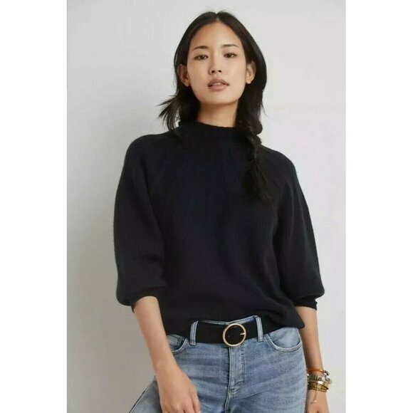 Anthropologie Liora Tie Back Sweater Wool Blend Size‎ XS - Picture 3 of 9